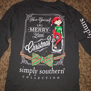 Simply southern long sleeve Christmas shirt